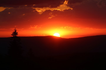 Beautiful sunset from Mt. Davis. 