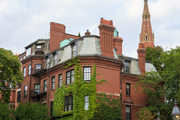 Fototapeta premium Architecture buildins in city of Boston downtown