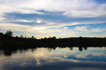 Fototapeta na wymiar Beautiful view of the Finzel Swamp in Maryland