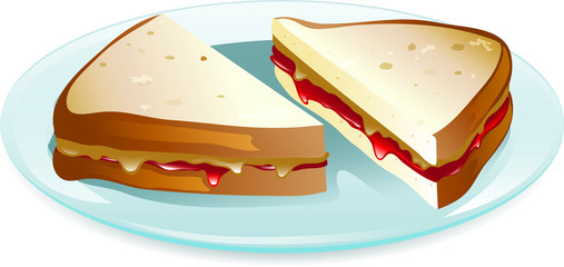 Peanut Butter and Jelly Sandwich