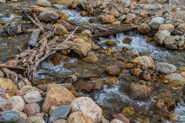 stones in water