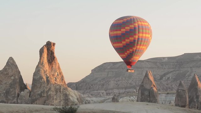 Turkey. Cappadocia . Goreme. Morning. Balloons.
