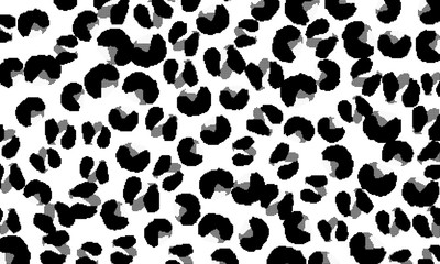Leopard print. Animal skin pattern.