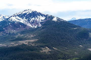Obraz premium View from Mount Roberts in Juneau, Alaska
