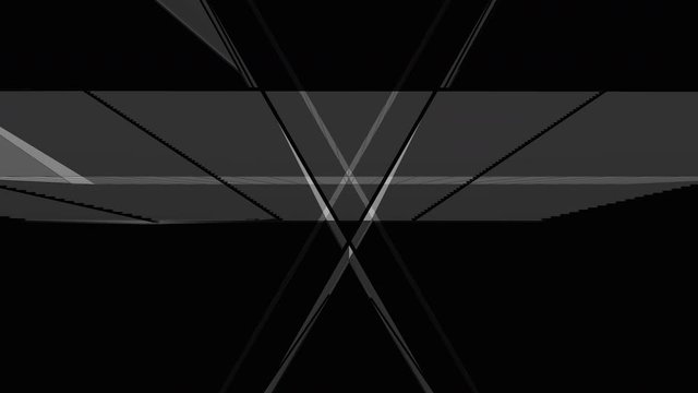 Abstract Background Glitching Triangular Tunnel Black And White 5