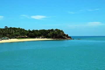 Playa de la Isla de Koh Pha Ngan en Tailandia.
