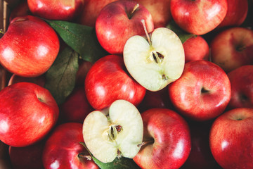 different red apples