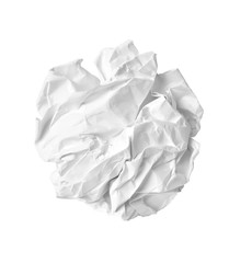 Obraz premium paper ball crumpled garbage trash mistake