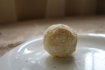 Tasty cake isolate on white background