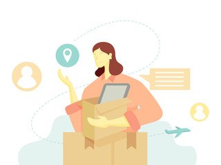 freight courier services women female