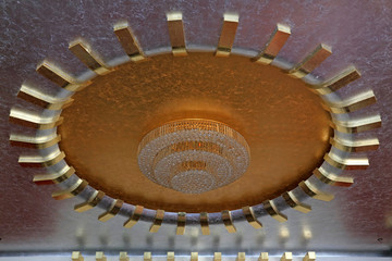 Fototapeta premium Glass chandelier modelling