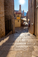 Dubrovnik. Old traditional city street.