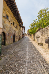 Fototapeta na wymiar Santillana del Mar, Spain. medieval street