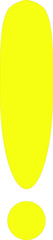 Exclamation Point Yellow