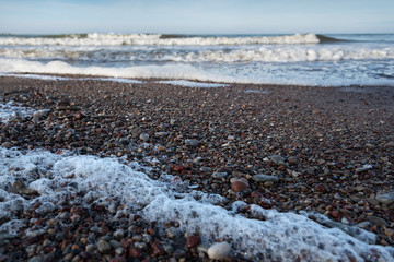 Coastline of Baltic sea.