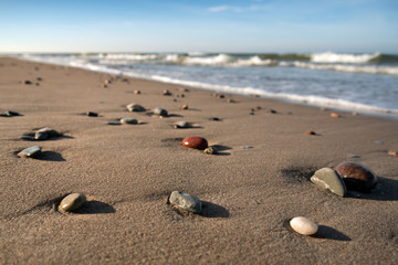 Coastline of Baltic sea.
