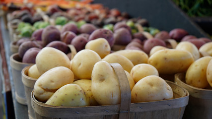 potatoes in the market