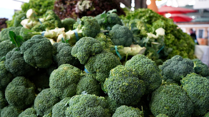 broccoli in the market