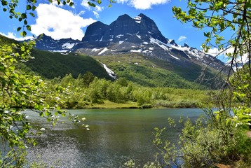 Fototapeta na wymiar Innerdalen Valley - Norway the most beautiful