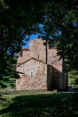 Fototapeta na wymiar Iglesia de San Miguel de Lillo. Oviedo, Asturias, Spain