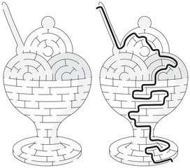 Ice cream maze