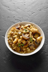 Risotto with mushrooms
