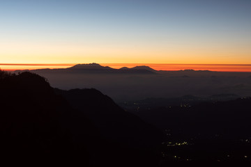 Fototapeta premium Stunning Sunrise in Mount Bromo Indonesia 