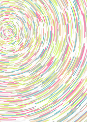 Colorful Universe Circular Distribution Computational Generative Art background illustration