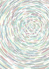 Colorful Universe Circular Distribution Computational Generative Art background illustration