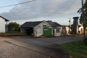 old booths for livestock in the peaks of Europe