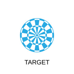 Target icon. Target symbol design. Stock - Vector illustration can be used for web.