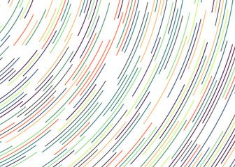 Colorful Universe Circular Distribution Computational Generative Art background illustration