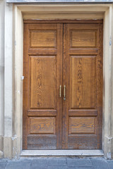 Double Wooden Door