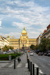 Obraz premium National Museum Prague in Czech Republic.