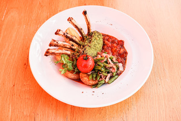 Meal on plate