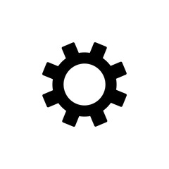 setting machine technology work icon vector