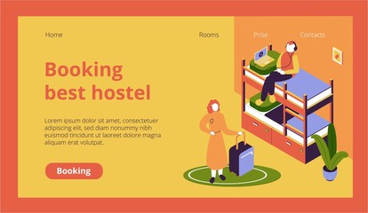 Hostel Website Page