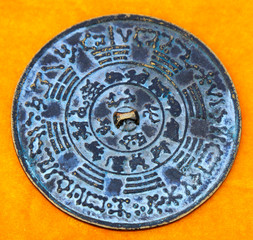 Fototapeta na wymiar Bronze mirrors in ancient China