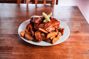 Meal on plate
