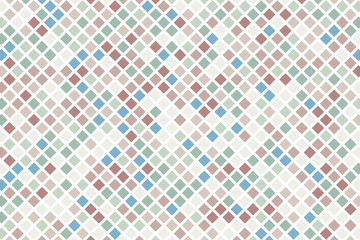 Fototapeta premium Abstract geometrical colorful illustration with small colored particles.