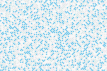 Abstract geometrical colorful illustration with small colored particles.