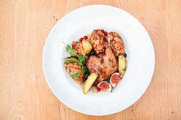 Meal on plate