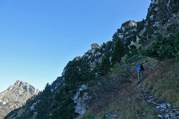 Obraz premium Paysage vue lors d'une randonnée 