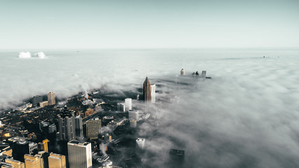 Atlanta Skyline Clouds