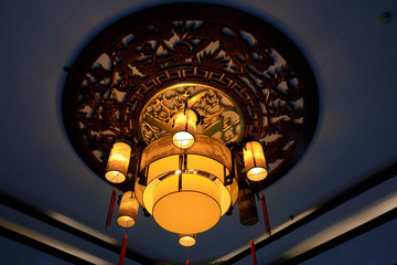 Chinese traditional style lamps and lanterns