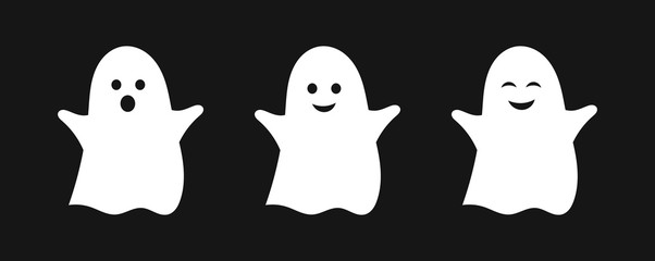 Three cute ghosts.