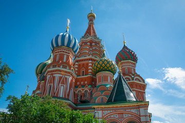 Fototapeta na wymiar Cattedrale di San basilio a Mosca