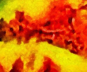 Designed grunge texture for creative ideas. Macro brushstrokes of oil. Abstract close up structure background. Colorful HD wallpaper. Simple graphic design template.