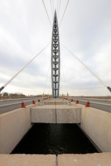 Bridge cable-stayed steel beam