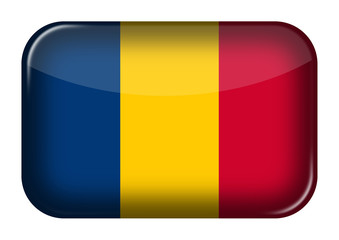 Chad web icon rectangle button with clipping path